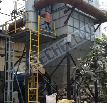 Bag filter for ball mill