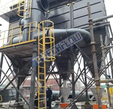 Bag filter for ball mill