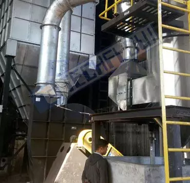 Bag filter for ball mill