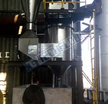 Bag filter for ball mill
